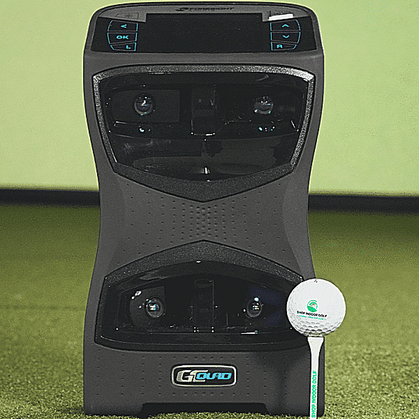 gcquad launch monitor and tee