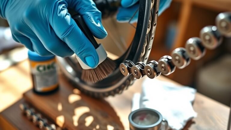 bike chain cleaning process