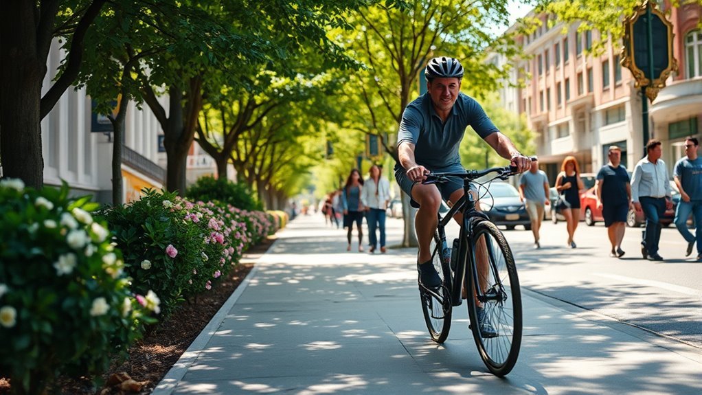 bike riding sidewalk legality