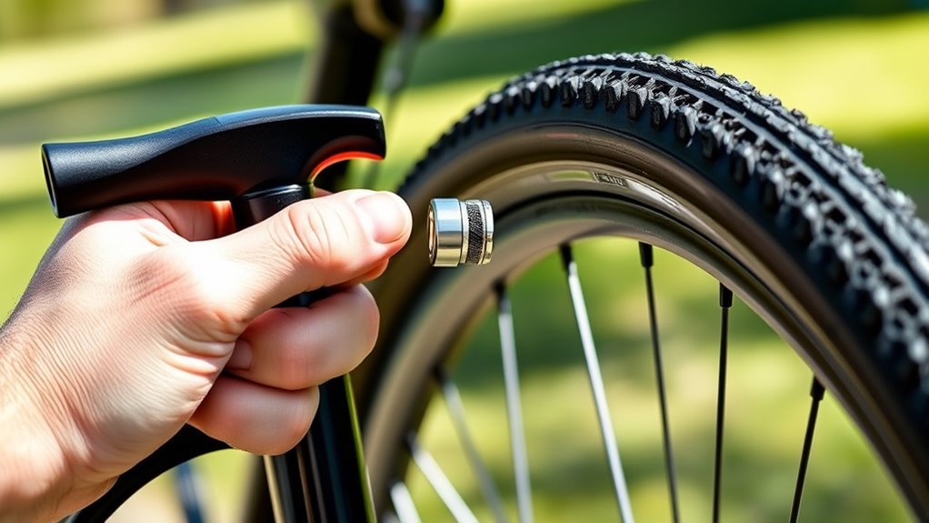 inflate bicycle tires easily