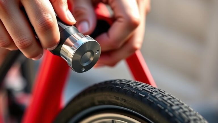 inflate bike tire properly