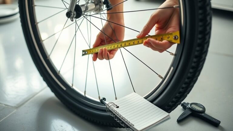 measure bike wheel diameter