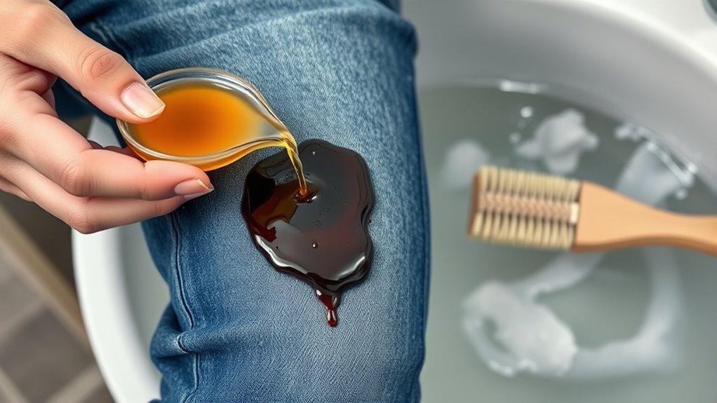 remove bike grease stains