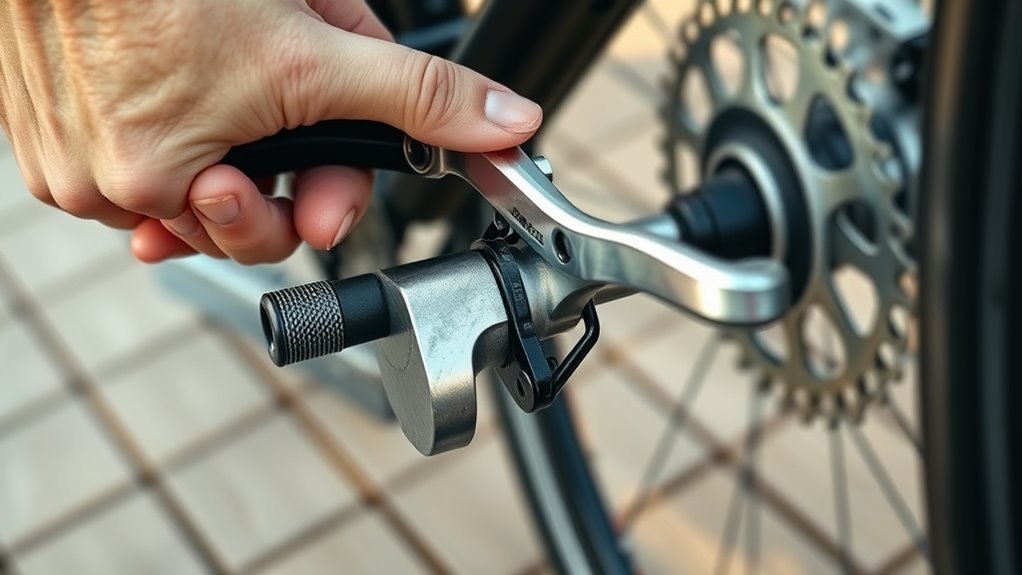 replace bicycle pedals easily