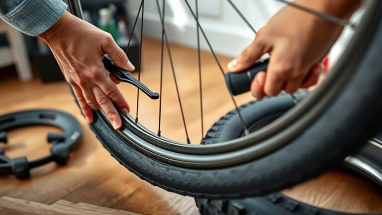 replace bike tire easily