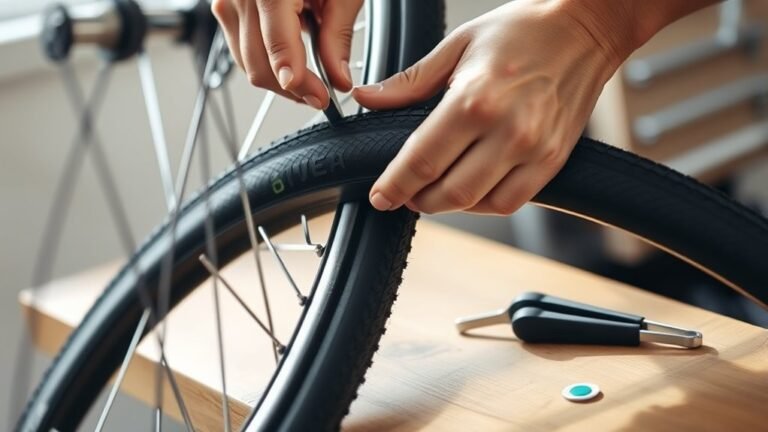 replace bike tire efficiently