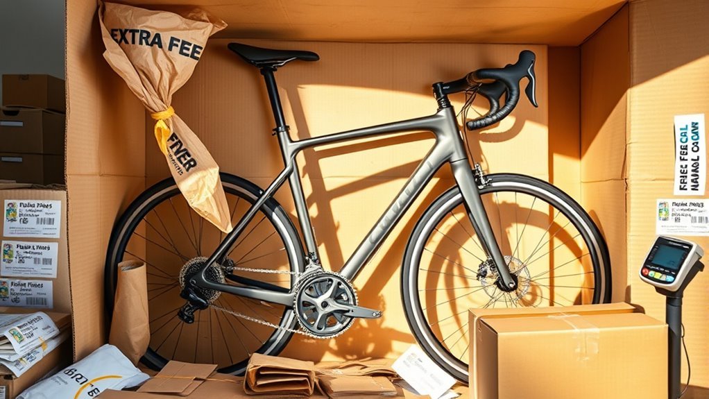 additional bike shipping fees