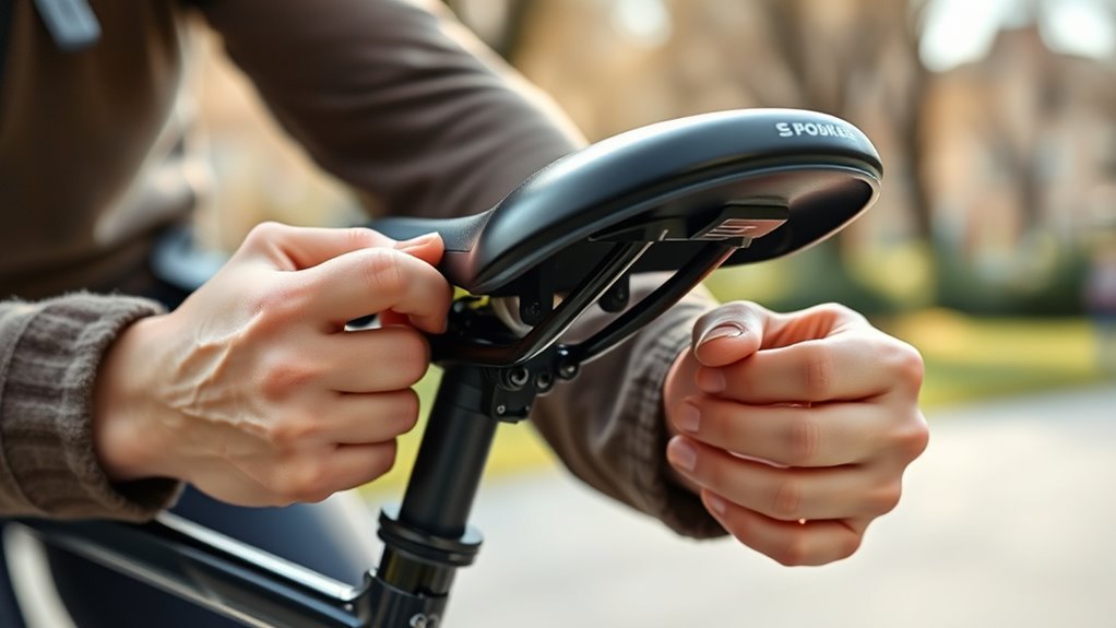 adjust bike seat height