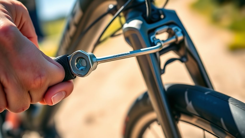 adjust brake cable tension