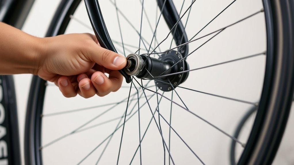 adjust tension for true wheel