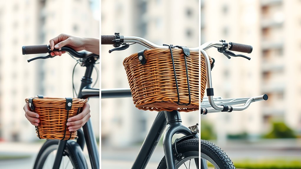 attach basket securely easily