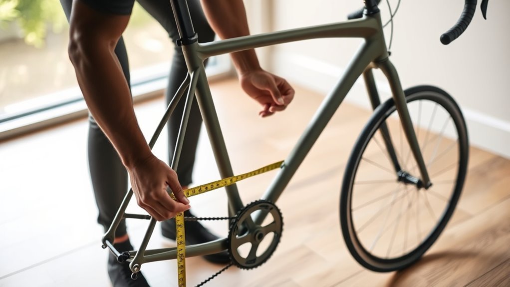 bicycle frame size measurement