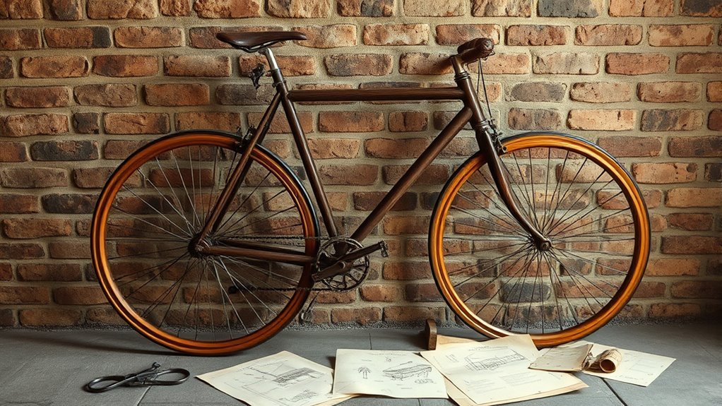 bicycle invention year origins