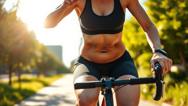 bicycle riding reduces belly fat