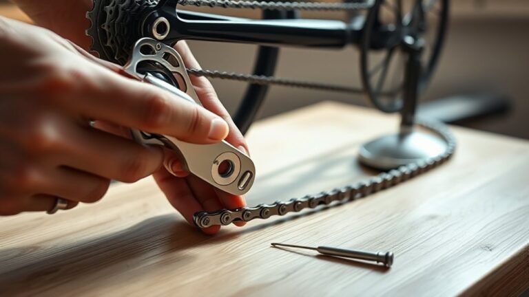bike chain shortening steps