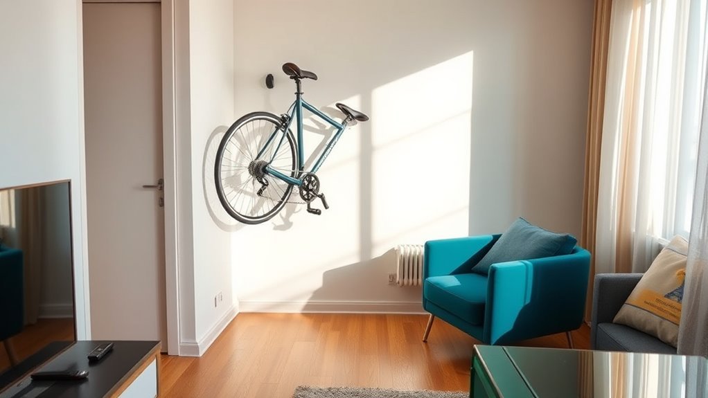 bike folding for compact storage