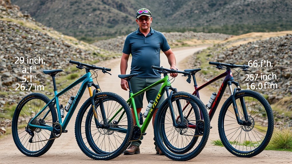 bike size and wheel options