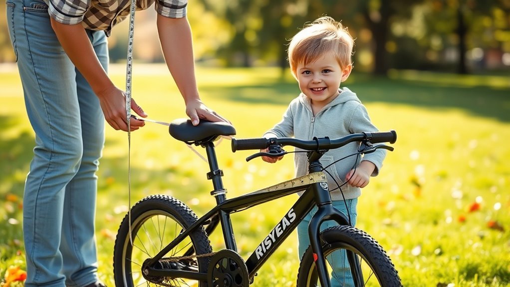 bike size considerations for children