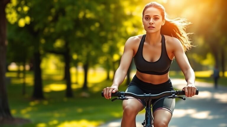 cycling helps burn fat