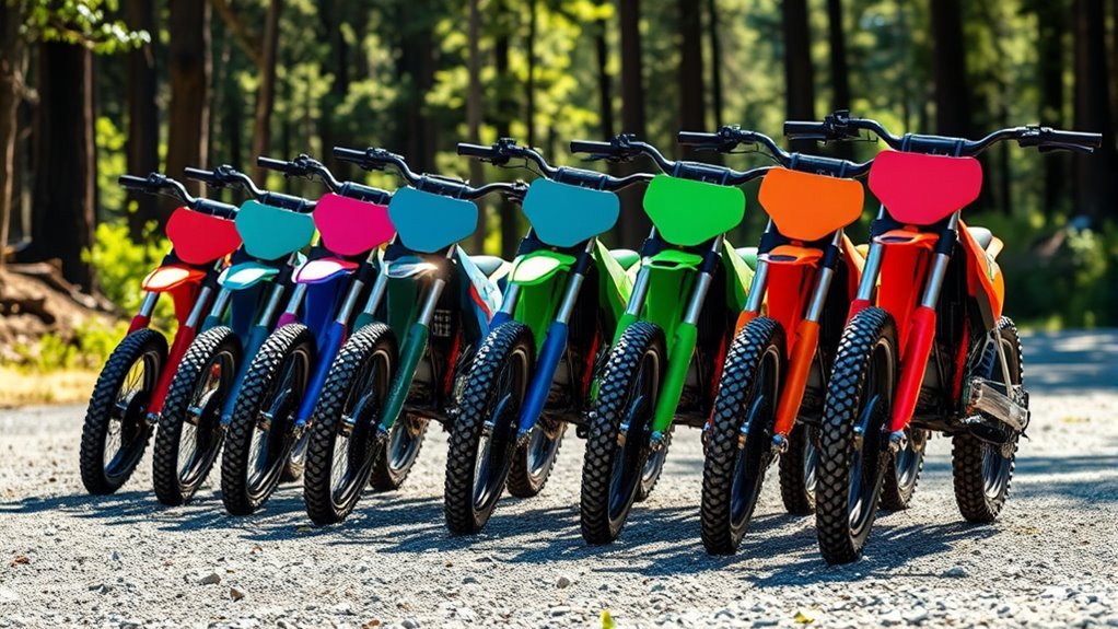 dirt bike weights comparison