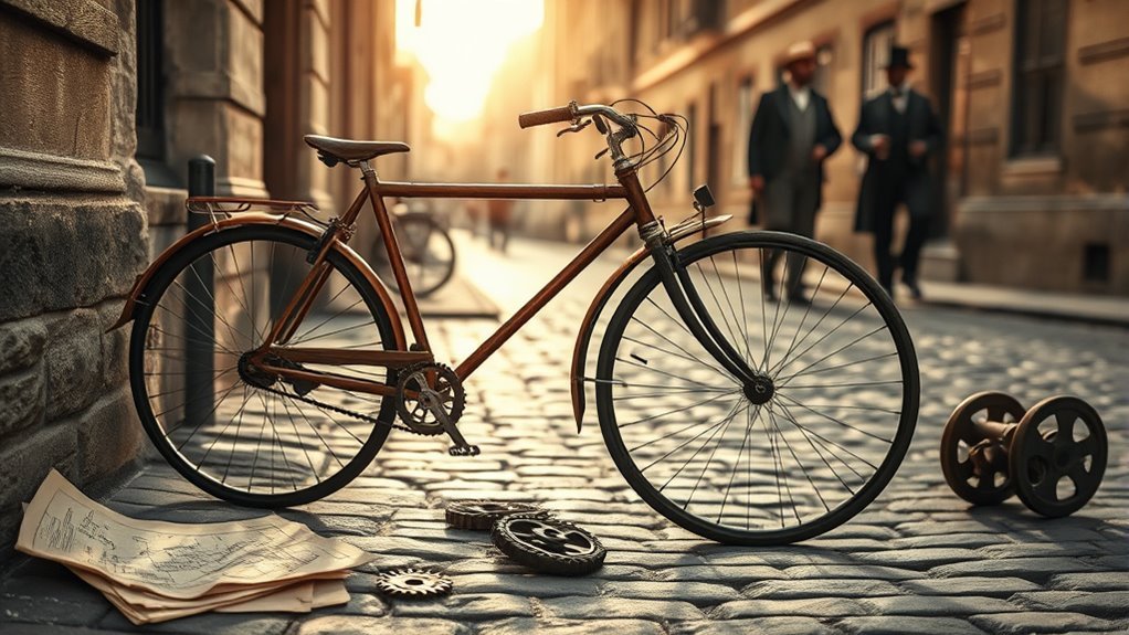 early bicycle development milestones