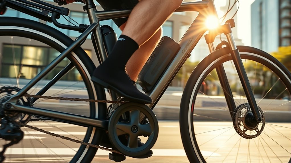 electric bike pedal mechanism