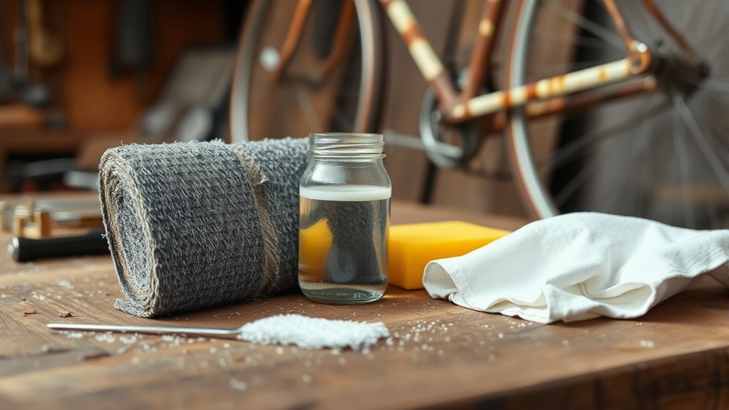 gather rust removal supplies