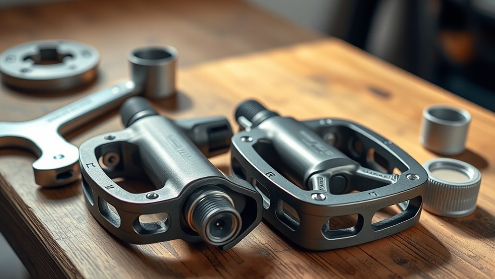 identify pedals by markings