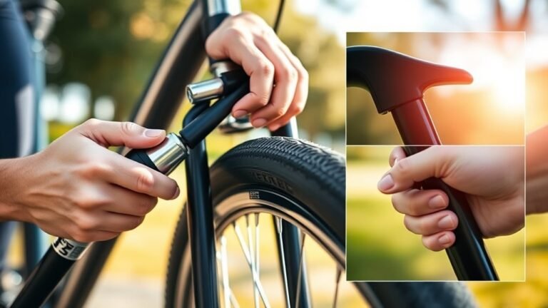inflate bike tire easily