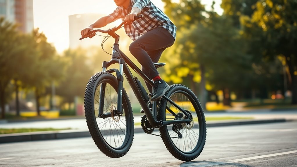 learn to perform wheelies