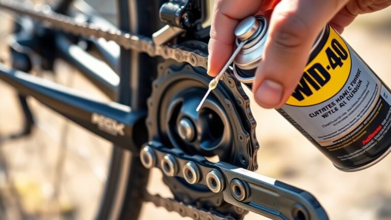 lubricate bike chain safely