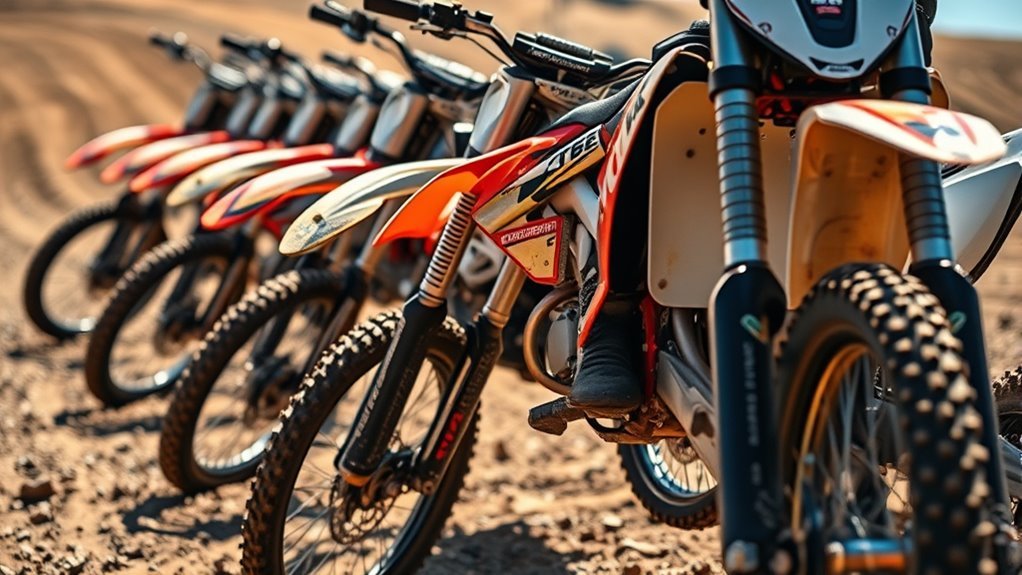 motocross bike weight details