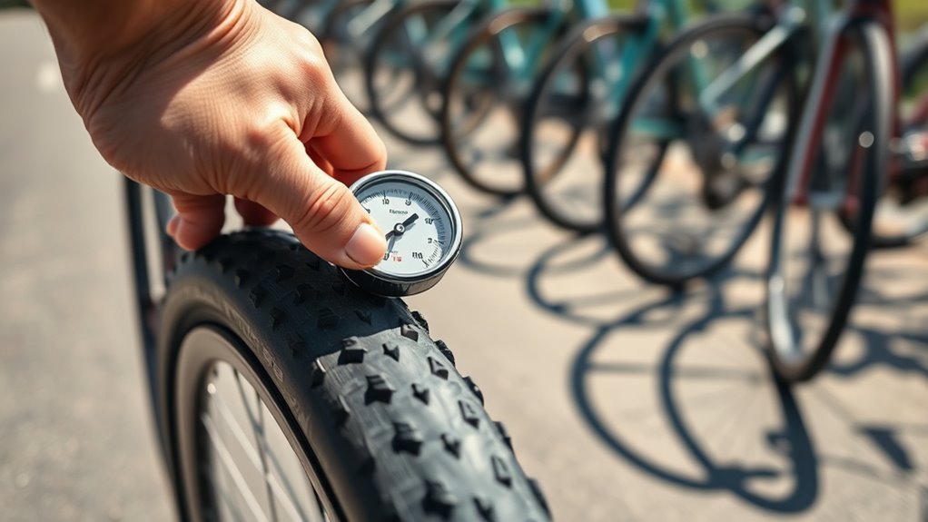 optimal bike tire pressure