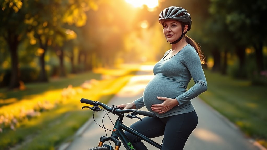 pregnancy biking safety tips