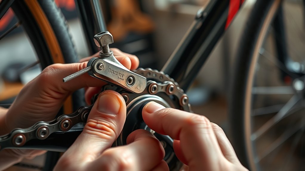 remove bike chain easily