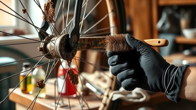 removing bike rust easily