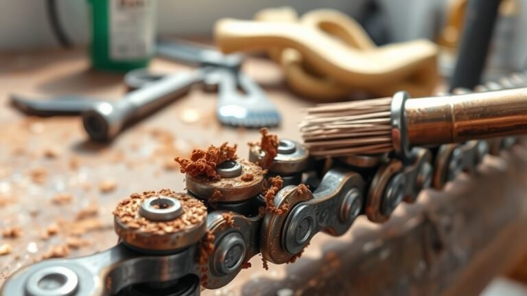 removing rust from bike chain