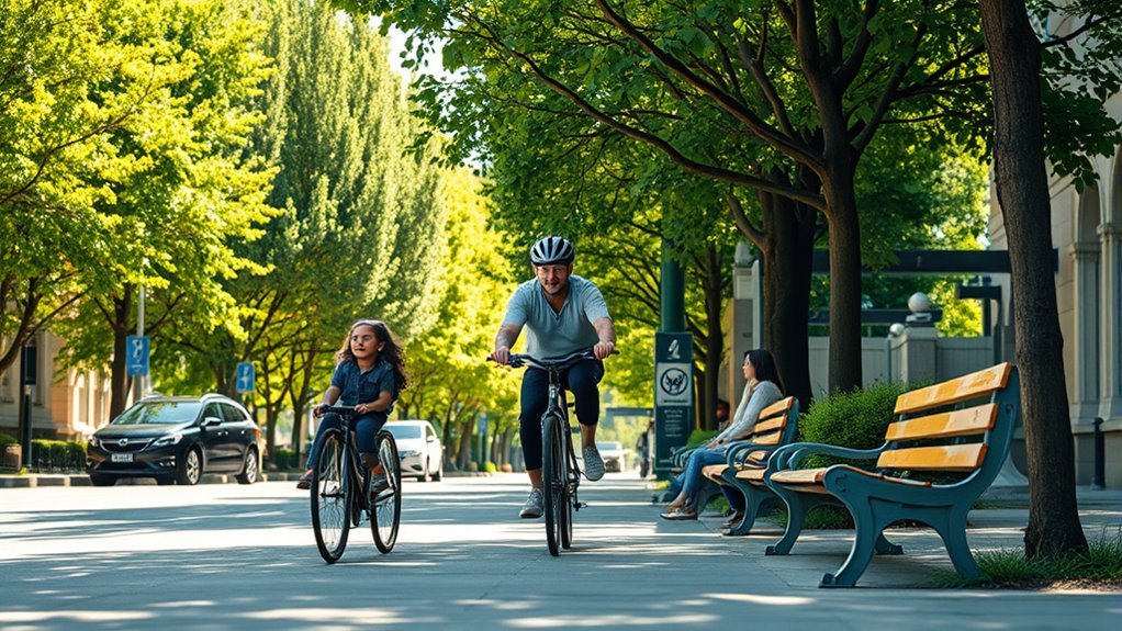 ride slowly respect pedestrians