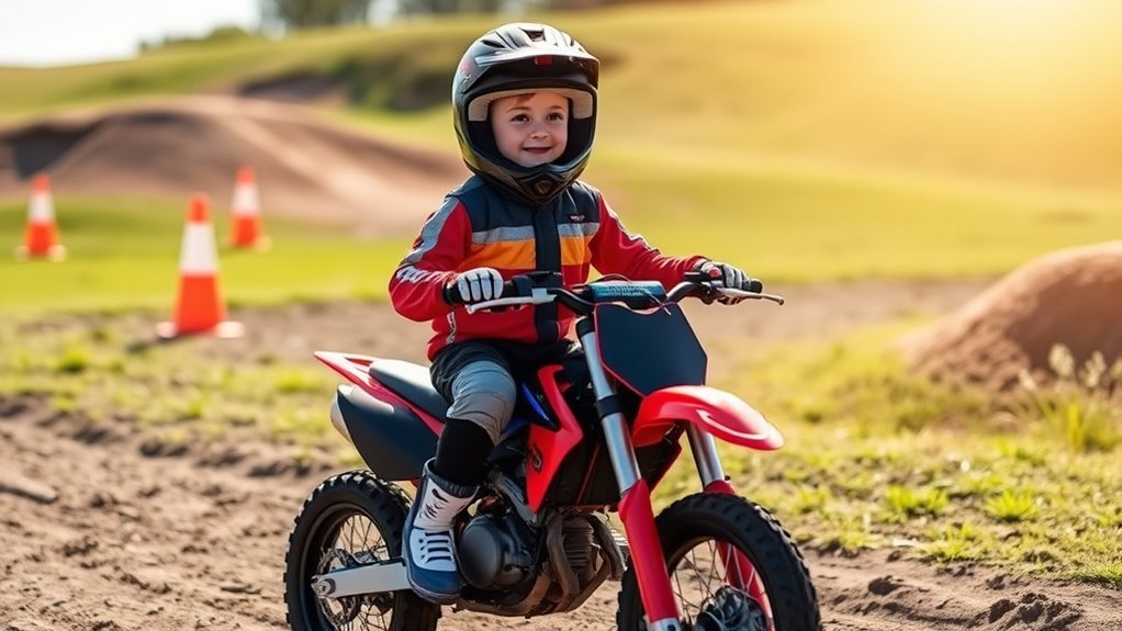 safe comfortable dirt biking