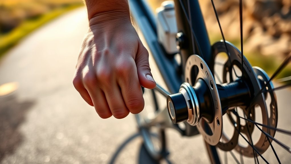 shift gears before climbs