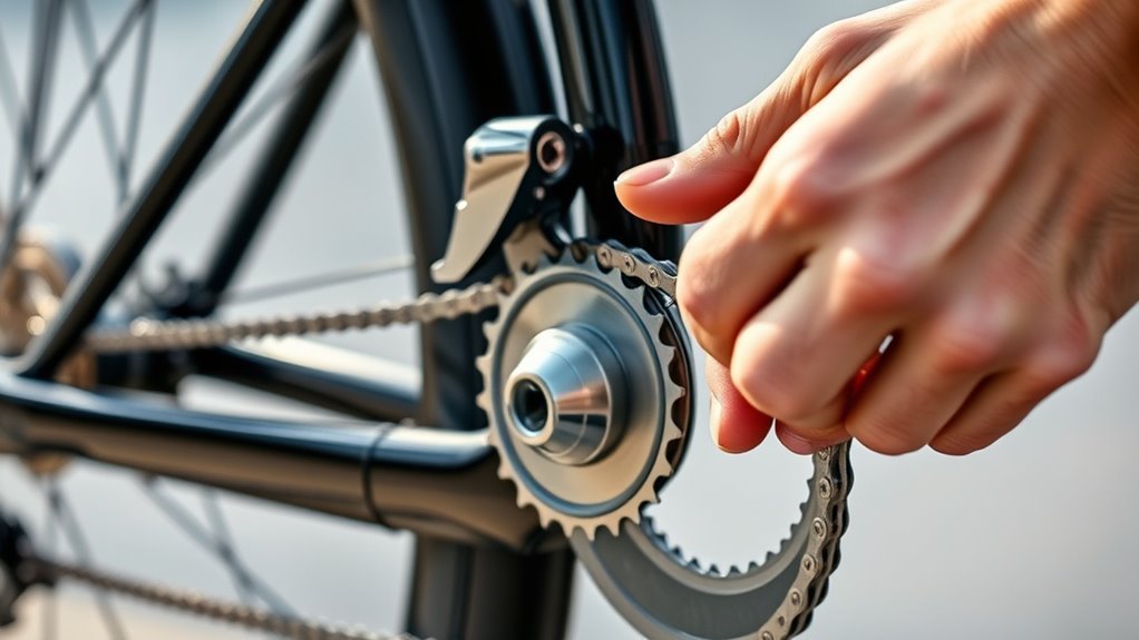 shift to smallest gears