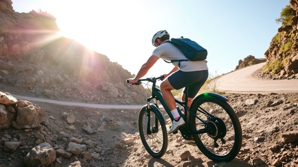 terrain and rider weight impact range